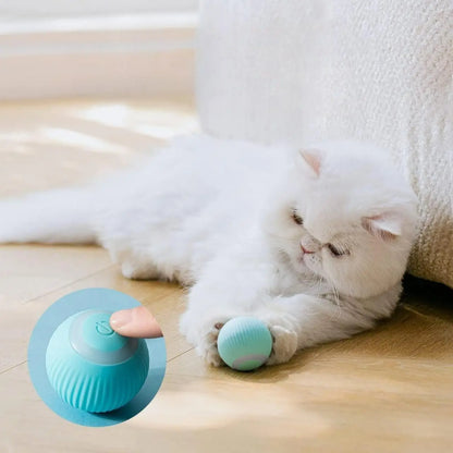 Automatic Smart Teasing Pet Ball, Smart Self Teasing Rolling Pet Ball