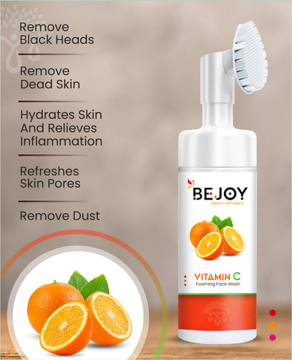 BE JOY VITAMIN C FOAMING FACE WASH