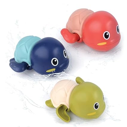 Swimming Turtle Bath Toy for Kids,Wind Up Water Floating Toys ( Pack of 2 )