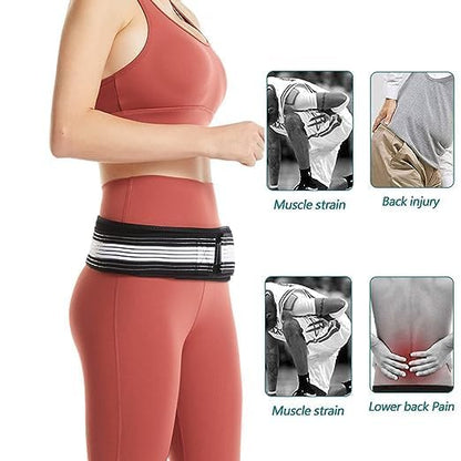 Instant Relief for Sciatica, Pelvic, Lower Back, Lumbar and Leg Pain | SI Joint Support for Women and Men | Anti-Slip Sciatic Nerve Brace